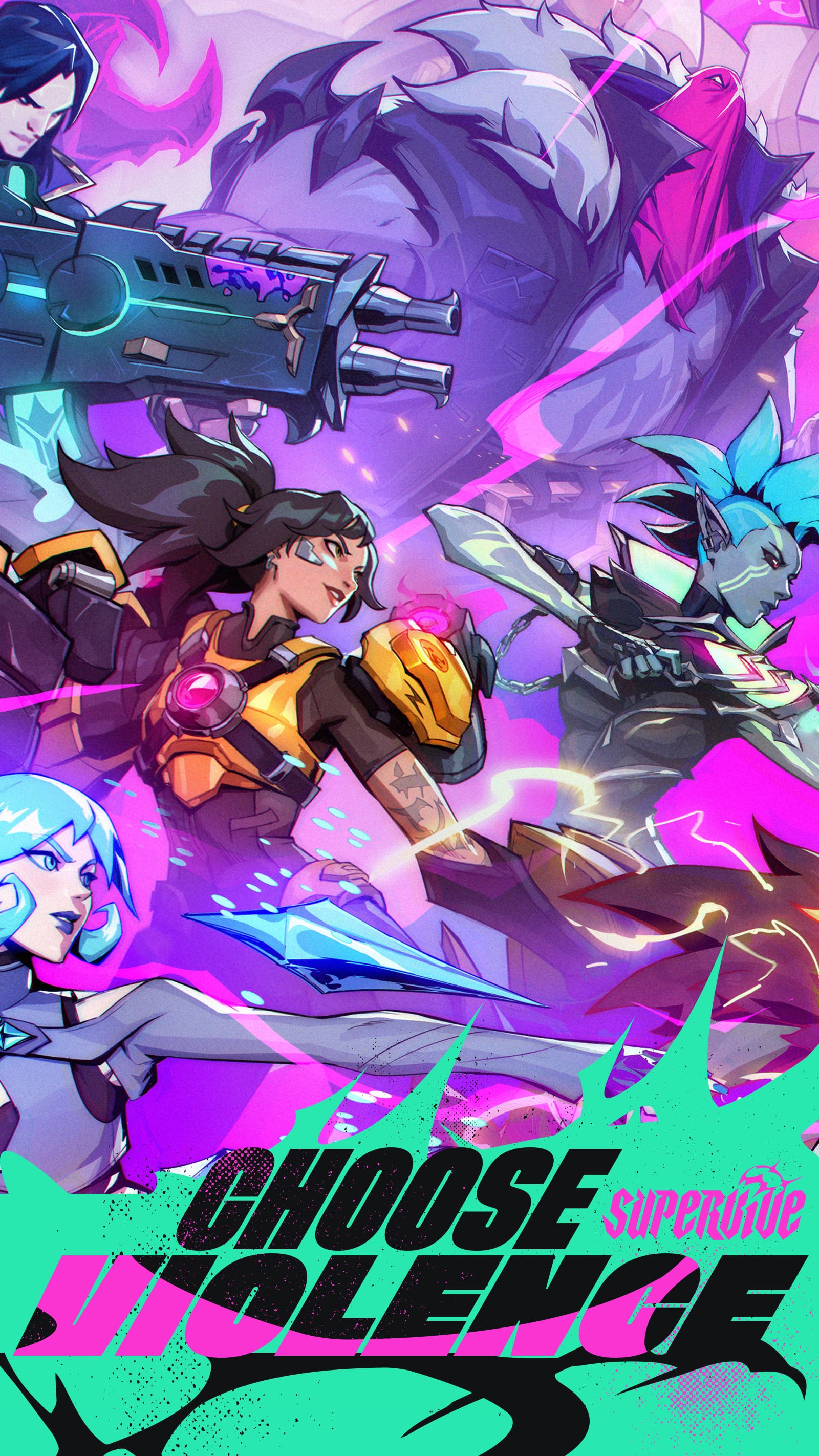 choose violence supervive text comp