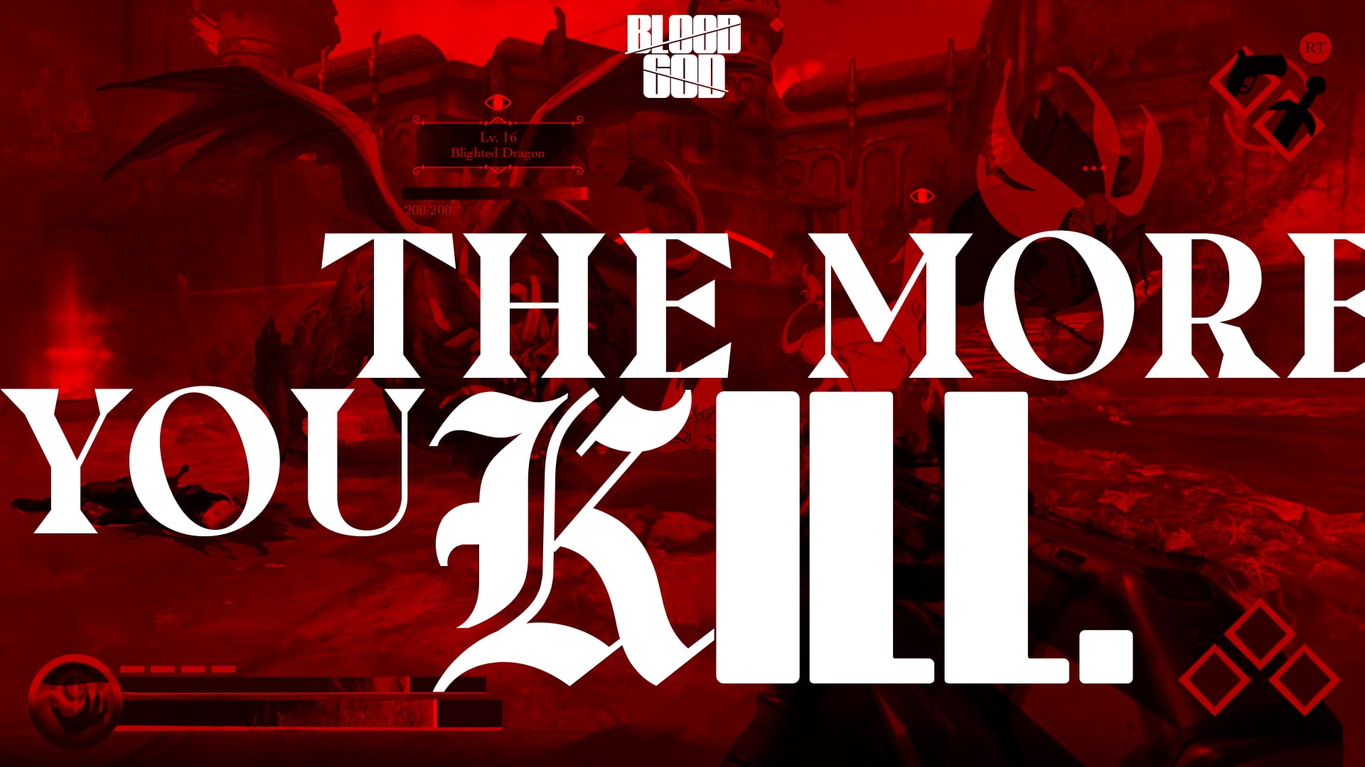 blood god game title styleframe 2