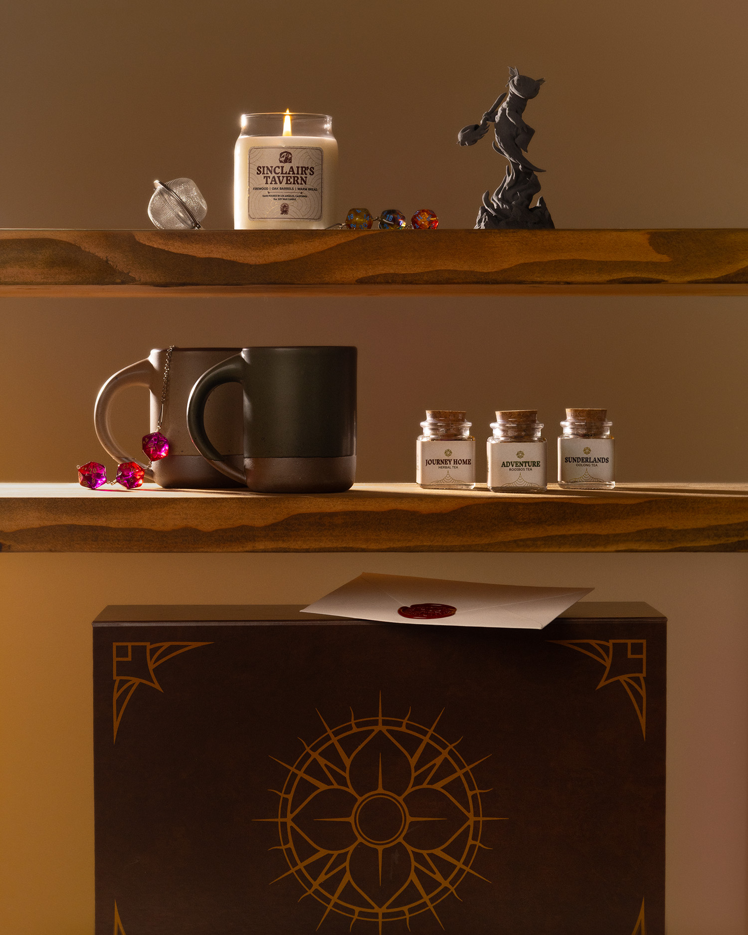 all items on shelves